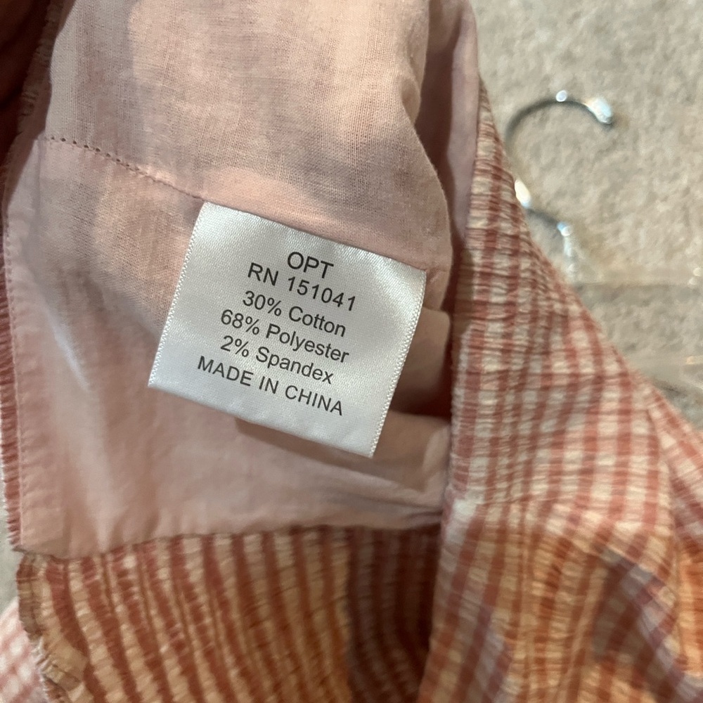 O.P.T Sana Two-Piece Set in Gingham Pink - Picture 14 of 15